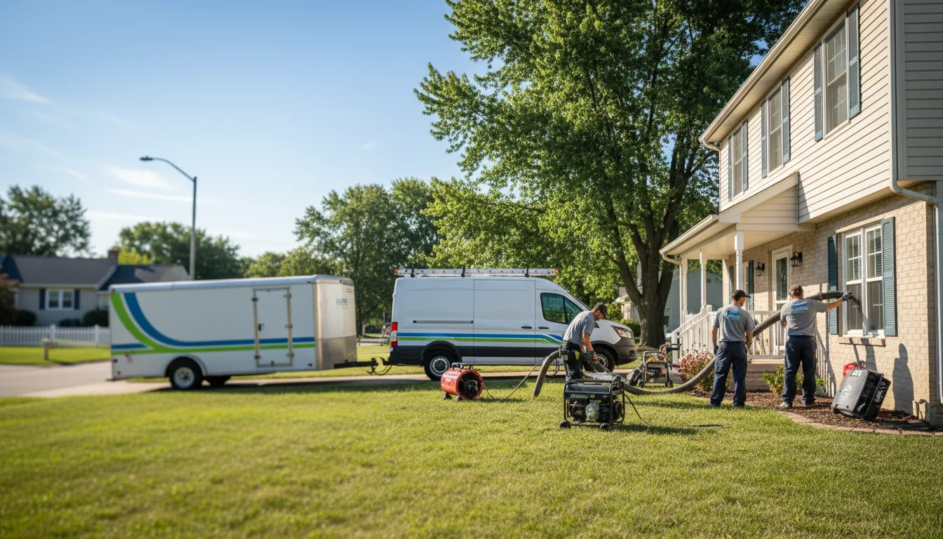 Flooded Basement Restoration And Cleanup With Repair in Limaville, OH near me
